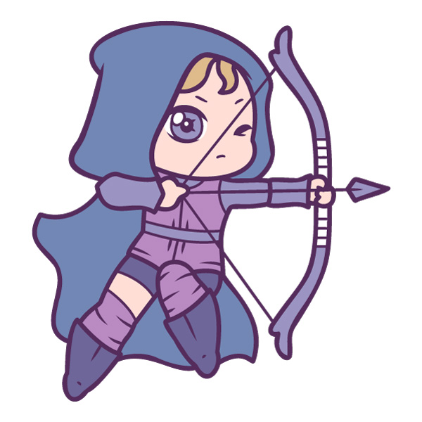 Hawkeye Purple Hood Chibi Archer SVG PNG Clipart Hawkeye Purple Hood Chibi Archer SVG PNG Clipart - Free Cartoon Vector Illustration PNG SVG AI EPS Download