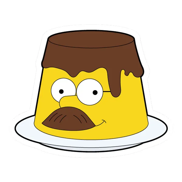 Homer Simpson Pudding Dessert Mashup Flat Design SVG PNG Clipart Homer Simpson Pudding Dessert Mashup Flat Design SVG PNG Clipart - Free Cartoon Vector Illustration PNG SVG AI EPS Download