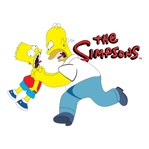 Homer Strangling Bart Simpson Full Body Cartoon SVG PNG Clipart Homer Strangling Bart Simpson Full Body Cartoon SVG PNG Clipart - Free Cartoon Vector Illustration PNG SVG AI EPS Download