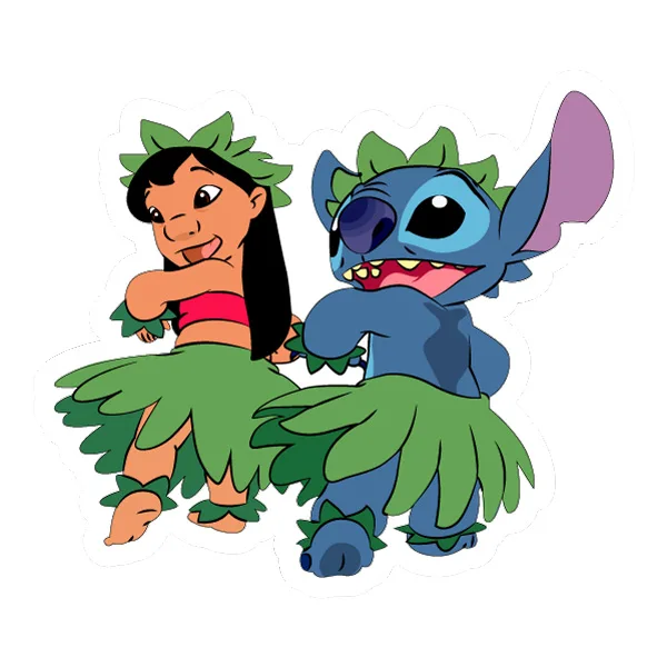 Hula Dancing Lilo and Stitch Full Body SVG PNG Clipart Hula Dancing Lilo and Stitch Full Body SVG PNG Clipart - Premium Cartoon Vector Illustration PNG SVG AI EPS Download