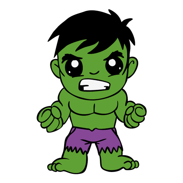 Hulk Cute Chibi Standing Superhero SVG PNG Clipart Hulk Cute Chibi Standing Superhero SVG PNG Clipart - Free Cartoon Vector Illustration PNG SVG AI EPS Download