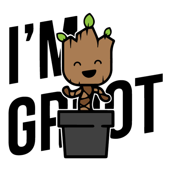 I Am Groot Potted Plant Quote SVG PNG Clipart I Am Groot Potted Plant Quote SVG PNG Clipart - Free Cartoon Vector Illustration PNG SVG AI EPS Download