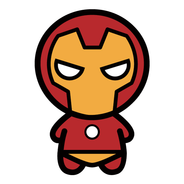 Iron Man Minimal Chibi Superhero Icon SVG PNG Clipart Iron Man Minimal Chibi Superhero Icon SVG PNG Clipart - Free Cartoon Vector Illustration PNG SVG AI EPS Download