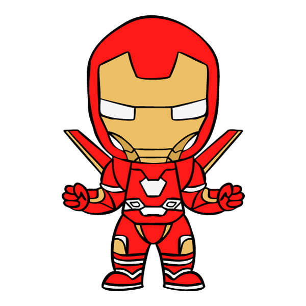 Iron Man Red Armor Chibi Superhero SVG PNG Clipart Iron Man Red Armor Chibi Superhero SVG PNG Clipart - Free Cartoon Vector Illustration PNG SVG AI EPS Download