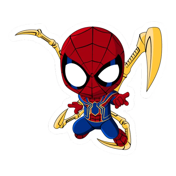 Iron Spider-Man Chibi Action Pose Full Body SVG PNG Clipart Iron Spider-Man Chibi Action Pose Full Body SVG PNG Clipart - Free Cartoon Vector Illustration PNG SVG AI EPS Download