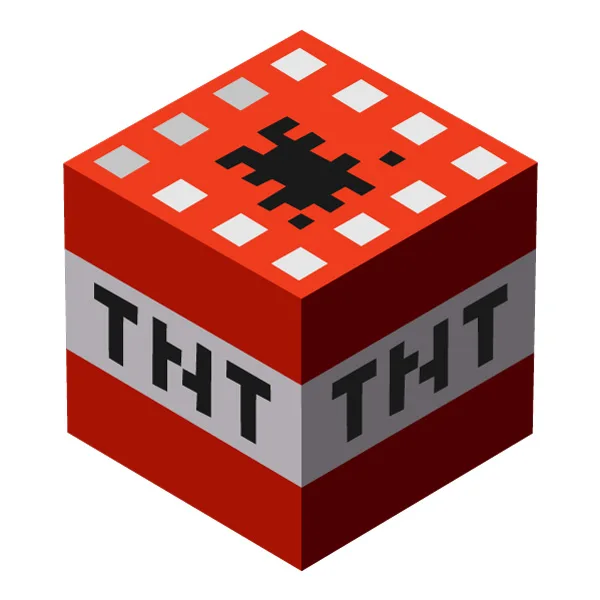 Isometric Minecraft TNT Block Pixel Art SVG PNG Clipart Isometric Minecraft TNT Block Pixel Art SVG PNG Clipart - Free Cartoon Vector Illustration PNG SVG AI EPS Download