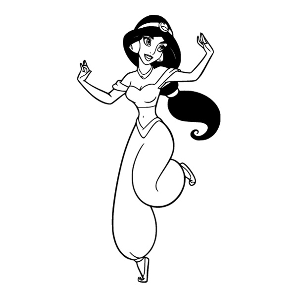 Jasmine Line Art Princess Cartoon Vector SVG PNG Clipart Jasmine Line Art Princess Cartoon Vector SVG PNG Clipart - Free Cartoon Vector Illustration PNG SVG AI EPS Download