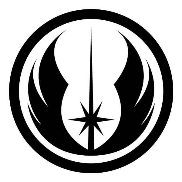 Jedi Order Crest Flat Design Star Wars Logo SVG PNG Clipart Jedi Order Crest Flat Design Star Wars Logo SVG PNG Clipart - Free Cartoon Vector Illustration PNG SVG AI EPS Download