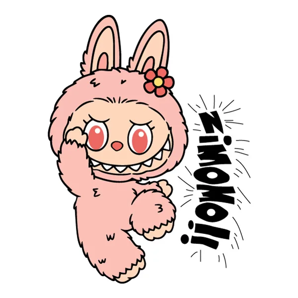 Jumping Labubu Zimomo Pink Bunny Suit Full Body SVG PNG Clipart Jumping Labubu Zimomo Pink Bunny Suit Full Body SVG PNG Clipart cartoon vector illustration