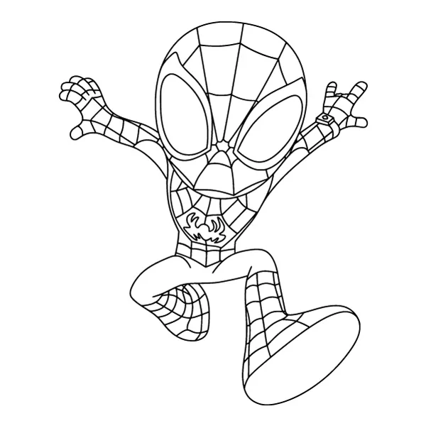 Jumping Spidey Spiderman Line Art Full Body SVG PNG Clipart Jumping Spidey Spiderman Line Art Full Body SVG PNG Clipart - Free Cartoon Vector Illustration PNG SVG AI EPS Download