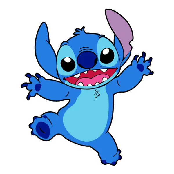 Jumping Stitch Full Body Vector and PNG Clipart Jumping Stitch Full Body Vector and PNG Clipart - Free Cartoon Vector Illustration PNG SVG AI EPS Download