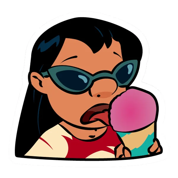Lilo Pelekai Eating Shave Ice Sunglasses Sticker SVG PNG Clipart Lilo Pelekai Eating Shave Ice Sunglasses Sticker SVG PNG Clipart - Free Cartoon Vector Illustration PNG SVG AI EPS Download
