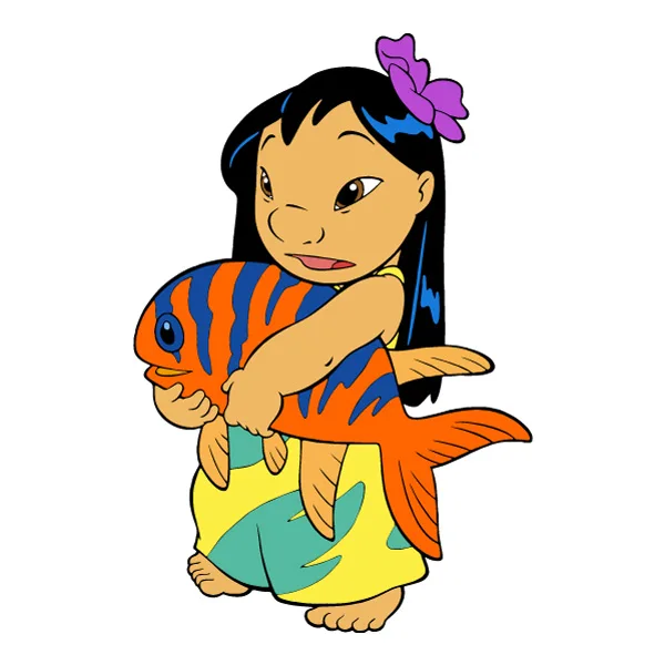Lilo Pelekai Holding Fish Full Body Disney SVG PNG Clipart Lilo Pelekai Holding Fish Full Body Disney SVG PNG Clipart - Free Cartoon Vector Illustration PNG SVG AI EPS Download