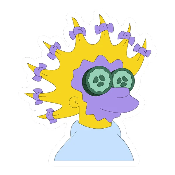 Lisa Simpson Spa Day Face Mask Head SVG PNG Clipart Lisa Simpson Spa Day Face Mask Head SVG PNG Clipart - Free Cartoon Vector Illustration PNG SVG AI EPS Download