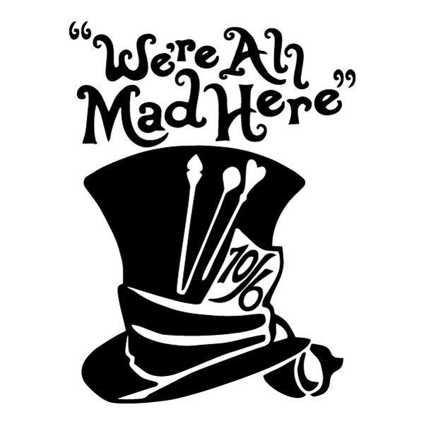 Mad Hatter Hat Quote SVG PNG Clipart Mad Hatter Hat Quote SVG PNG Clipart - Free Cartoon Vector Illustration PNG SVG AI EPS Download