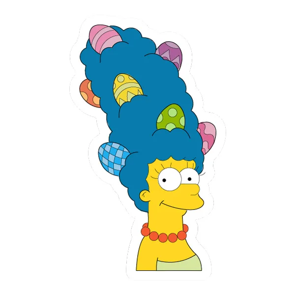 Marge Simpson Easter Eggs Hair Head SVG PNG Clipart Marge Simpson Easter Eggs Hair Head SVG PNG Clipart - Free Cartoon Vector Illustration PNG SVG AI EPS Download