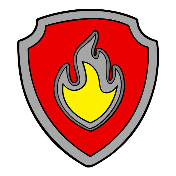 Marshall Paw Patrol Fire Badge Shield Flat SVG PNG Clipart Marshall Paw Patrol Fire Badge Shield Flat SVG PNG Clipart - Free Cartoon Vector Illustration PNG SVG AI EPS Download