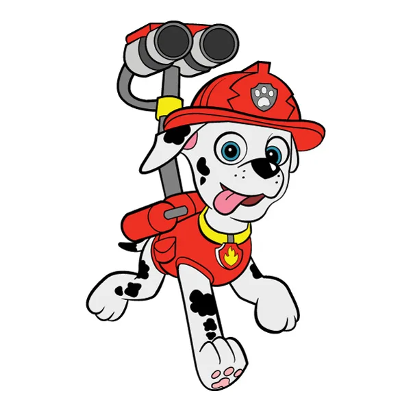 Marshall PAW Patrol SVG PNG Clipart Marshall PAW Patrol SVG PNG Clipart - Free Cartoon Vector Illustration PNG SVG AI EPS Download