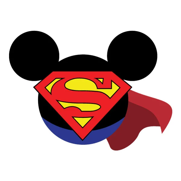 Mickey Mouse Superman Mashup Head Silhouette Flat Design SVG PNG Clipart Mickey Mouse Superman Mashup Head Silhouette Flat Design SVG PNG Clipart - Free Cartoon Vector Illustration PNG SVG AI EPS Download