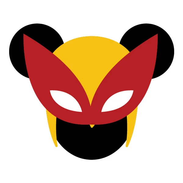 Mickey Mouse Wolverine Mask Head Flat SVG PNG Clipart Mickey Mouse Wolverine Mask Head Flat SVG PNG Clipart - Free Cartoon Vector Illustration PNG SVG AI EPS Download