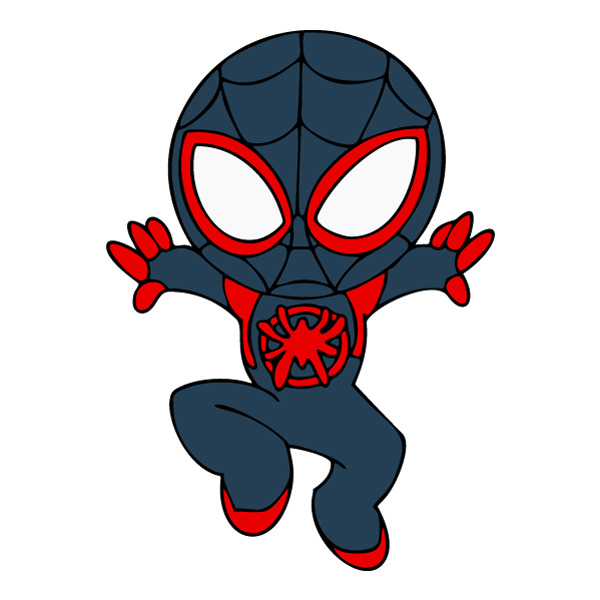 Miles Morales Jumping Chibi Spider Superhero SVG PNG Clipart Miles Morales Jumping Chibi Spider Superhero SVG PNG Clipart - Free Cartoon Vector Illustration PNG SVG AI EPS Download