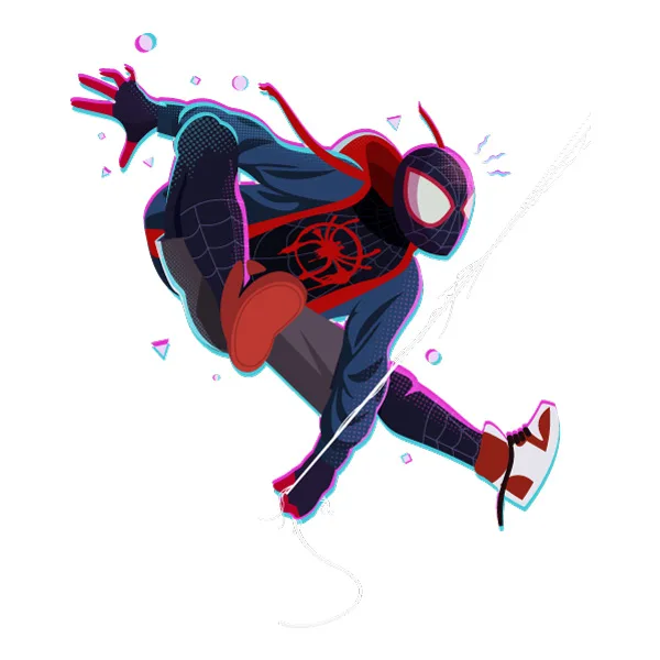Miles Morales Spider-Man Mid-Air Swinging Glitch Art Full Body SVG PNG Clipart Miles Morales Spider-Man Mid-Air Swinging Glitch Art Full Body SVG PNG Clipart - Premium Cartoon Vector Illustration PNG SVG AI EPS Download