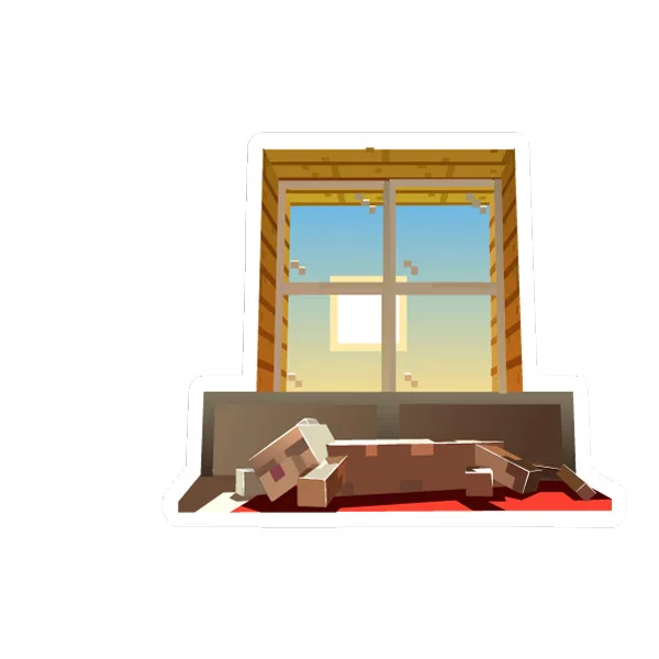 Minecraft Cat Sleeping SVG PNG Clipart Minecraft Cat Sleeping SVG PNG Clipart - Free Cartoon Vector Illustration PNG SVG AI EPS Download