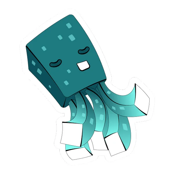 Minecraft Glow Squid SVG PNG Clipart Minecraft Glow Squid SVG PNG Clipart - Free Cartoon Vector Illustration PNG SVG AI EPS Download