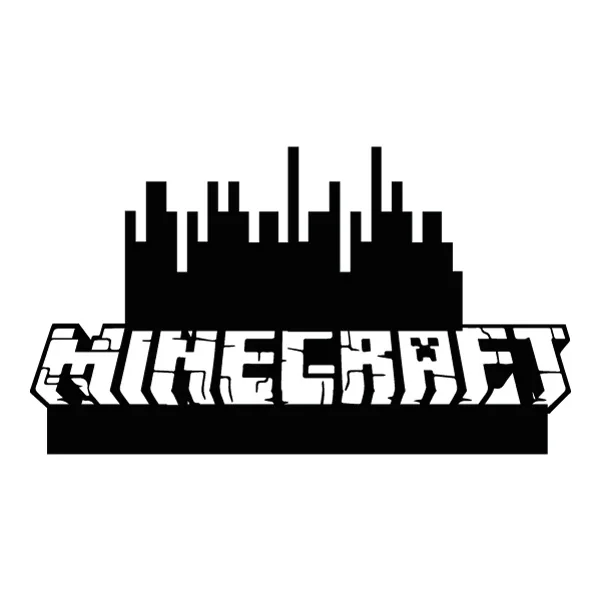 Minecraft Logo City Skyline Silhouette Flat SVG PNG Clipart Minecraft Logo City Skyline Silhouette Flat SVG PNG Clipart - Free Cartoon Vector Illustration PNG SVG AI EPS Download