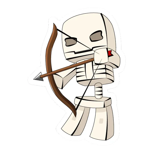 Minecraft Skeleton SVG PNG Clipart Minecraft Skeleton SVG PNG Clipart - Free Cartoon Vector Illustration PNG SVG AI EPS Download