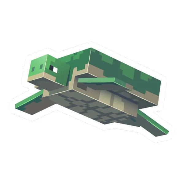 Minecraft Turtle SVG PNG Clipart Minecraft Turtle SVG PNG Clipart - Free Cartoon Vector Illustration PNG SVG AI EPS Download