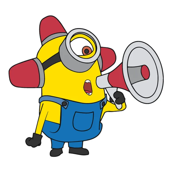 Minion with Megaphone and Siren Lights Full Body SVG PNG Clipart Minion with Megaphone and Siren Lights Full Body SVG PNG Clipart - Free Cartoon Vector Illustration PNG SVG AI EPS Download