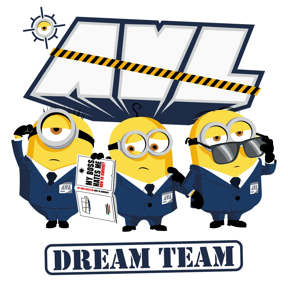 Minions AVL Dream Team SVG PNG Clipart Minions AVL Dream Team SVG PNG Clipart - Premium Cartoon Vector Illustration PNG SVG AI EPS Download