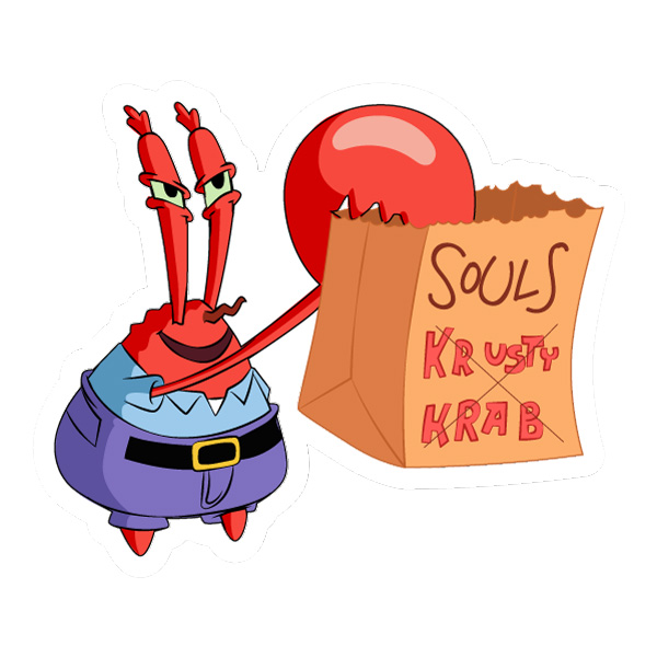 Mr Krabs Souls For Sale Bag Graphic SVG PNG Clipart Mr Krabs Souls For Sale Bag Graphic SVG PNG Clipart - Free Cartoon Vector Illustration PNG SVG AI EPS Download