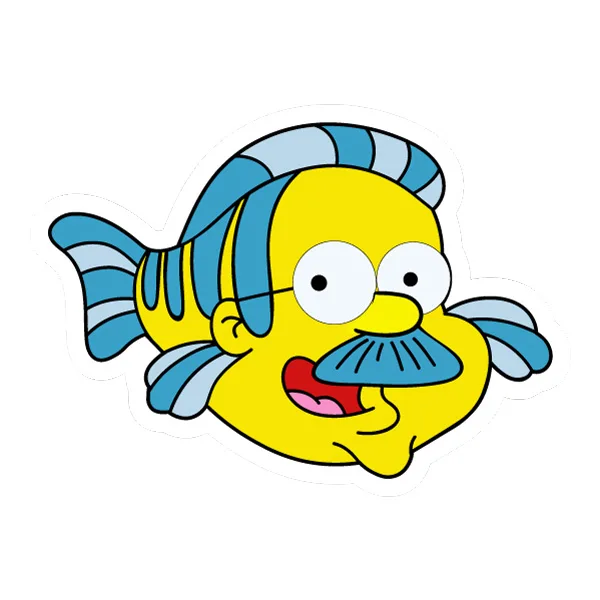 Ned Flanders Flounder Fish Mashup Cartoon SVG PNG Clipart Ned Flanders Flounder Fish Mashup Cartoon SVG PNG Clipart - Free Cartoon Vector Illustration PNG SVG AI EPS Download