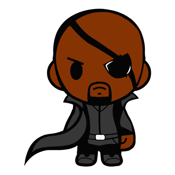 Nick Fury Chibi Cartoon Character SVG PNG Clipart Nick Fury Chibi Cartoon Character SVG PNG Clipart - Free Cartoon Vector Illustration PNG SVG AI EPS Download