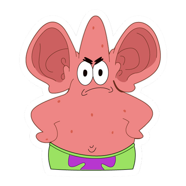 Patrick Star Big Ears Funny Character SVG PNG Clipart Patrick Star Big Ears Funny Character SVG PNG Clipart - Free Cartoon Vector Illustration PNG SVG AI EPS Download