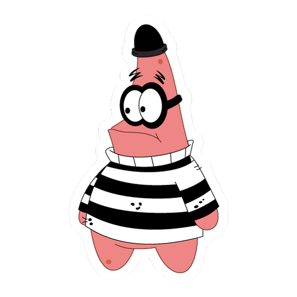 Patrick Star Prisoner Outfit Character SVG PNG Clipart Patrick Star Prisoner Outfit Character SVG PNG Clipart - Free Cartoon Vector Illustration PNG SVG AI EPS Download
