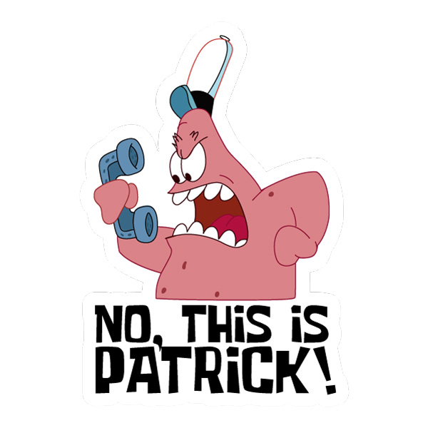 Patrick This Is Patrick Quote Graphic SVG PNG Clipart Patrick This Is Patrick Quote Graphic SVG PNG Clipart - Free Cartoon Vector Illustration PNG SVG AI EPS Download