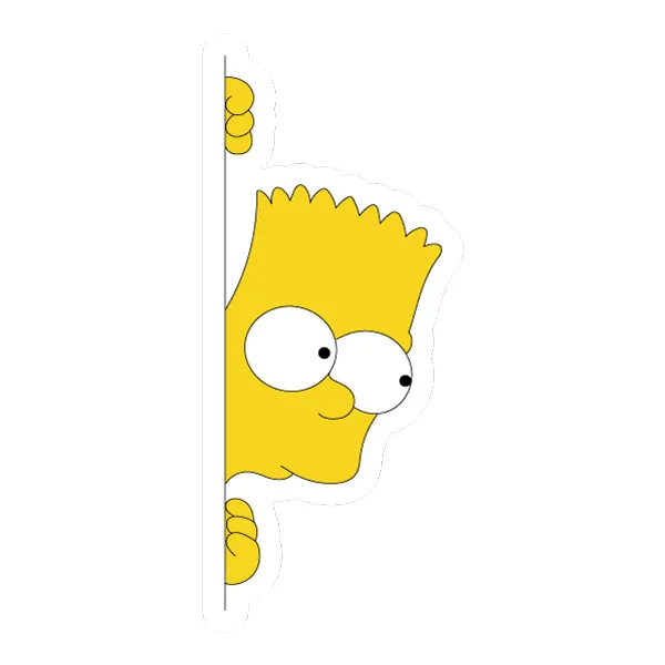 Peeking Bart Simpson Head Flat Design SVG PNG Clipart Peeking Bart Simpson Head Flat Design SVG PNG Clipart - Free Cartoon Vector Illustration PNG SVG AI EPS Download