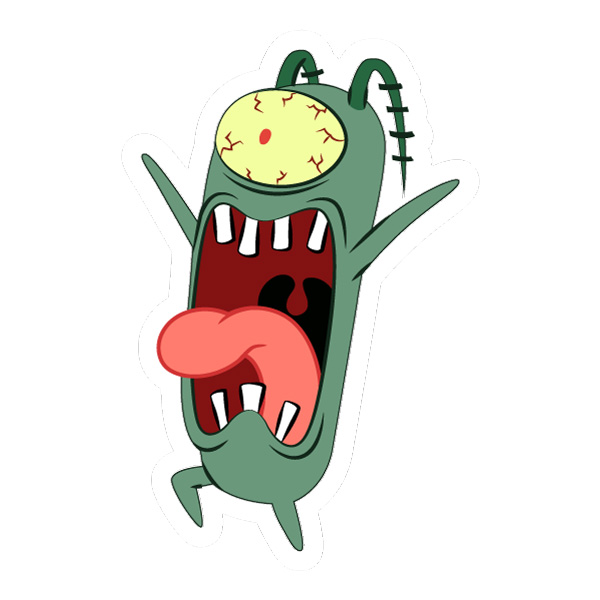 Plankton Screaming Angry Character SVG PNG Clipart Plankton Screaming Angry Character SVG PNG Clipart - Free Cartoon Vector Illustration PNG SVG AI EPS Download