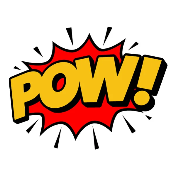 POW! Comic Book Sound Effect Explosion SVG PNG Clipart POW! Comic Book Sound Effect Explosion SVG PNG Clipart - Free Cartoon Vector Illustration PNG SVG AI EPS Download