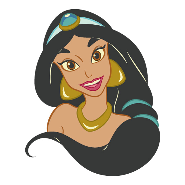 Princess Jasmine Face Portrait Cartoon SVG PNG Clipart Princess Jasmine Face Portrait Cartoon SVG PNG Clipart - Free Cartoon Vector Illustration PNG SVG AI EPS Download