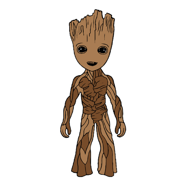 Realistic Groot Full Body Character SVG PNG Clipart Realistic Groot Full Body Character SVG PNG Clipart - Free Cartoon Vector Illustration PNG SVG AI EPS Download