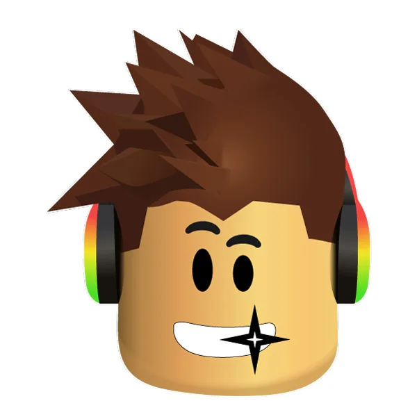 Roblox Avatar Head with Headphones and Winning Smile 3D SVG PNG Clipart Roblox Avatar Head with Headphones and Winning Smile 3D SVG PNG Clipart - Free Cartoon Vector Illustration PNG SVG AI EPS Download
