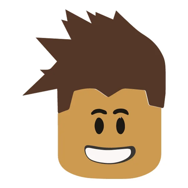 Roblox Character Head Spiky Hair Winning Smile Flat SVG PNG Clipart Roblox Character Head Spiky Hair Winning Smile Flat SVG PNG Clipart - Free Cartoon Vector Illustration PNG SVG AI EPS Download