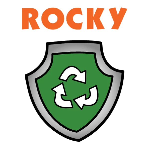 Rocky Paw Patrol Badge SVG PNG Clipart Rocky Paw Patrol Badge SVG PNG Clipart - Free Cartoon Vector Illustration PNG SVG AI EPS Download