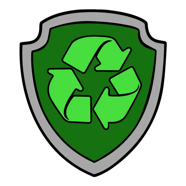 Rocky PAW Patrol Recycling Badge Shield Flat SVG PNG Clipart Rocky PAW Patrol Recycling Badge Shield Flat SVG PNG Clipart - Free Cartoon Vector Illustration PNG SVG AI EPS Download