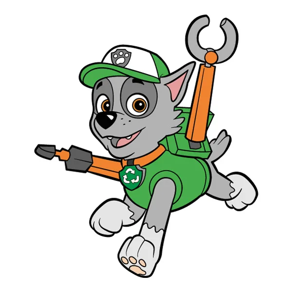 Rocky PAW Patrol SVG PNG Clipart Rocky PAW Patrol SVG PNG Clipart - Free Cartoon Vector Illustration PNG SVG AI EPS Download