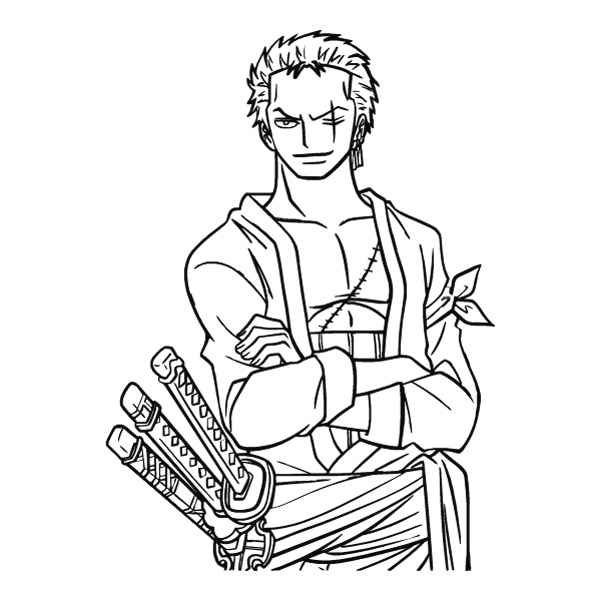 Roronoa Zoro Three Swords Line Art Anime SVG PNG Clipart Roronoa Zoro Three Swords Line Art Anime SVG PNG Clipart - Free Cartoon Vector Illustration PNG SVG AI EPS Download